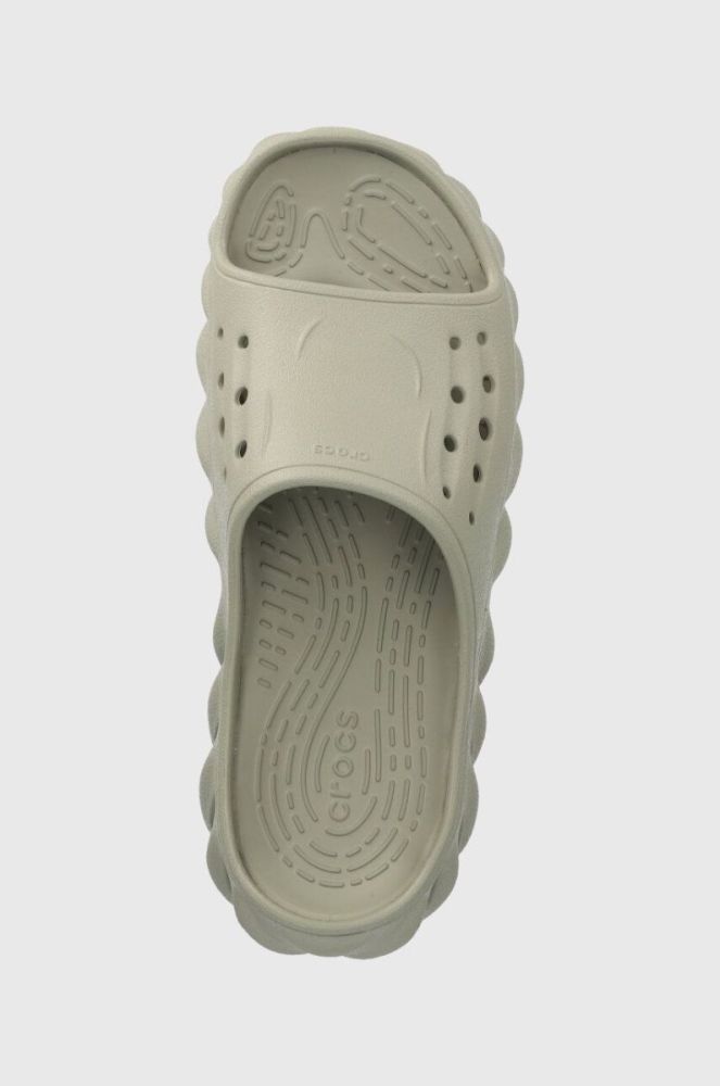 Шльопанці Crocs Echo Slide жіночі колір сірий 208170 фото 4