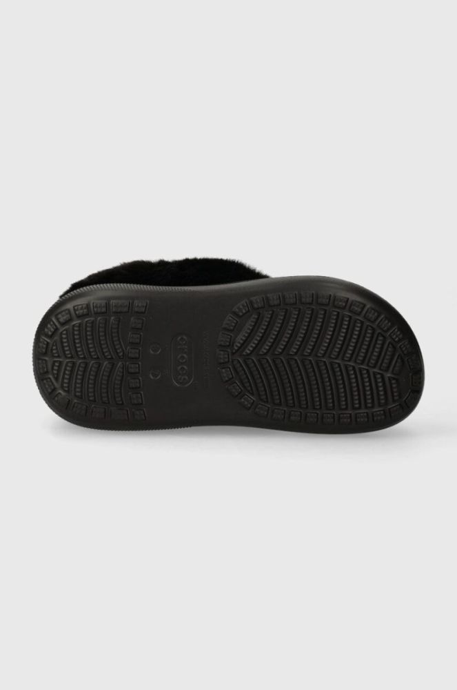 Шльопанці Crocs Furever Crush жіночі колір чорний 208446 фото 5