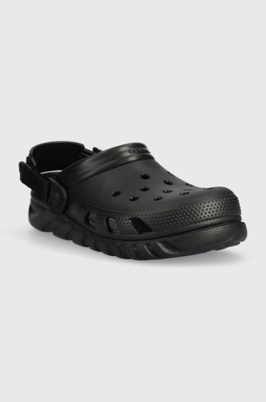 Шльопанці Crocs Duet Max II Clog жіночі колір чорний на платформі 208776 фото 2