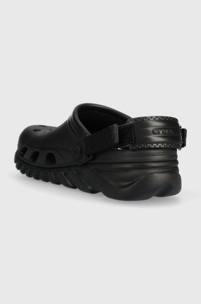 Шльопанці Crocs Duet Max II Clog жіночі колір чорний на платформі 208776 фото 3