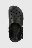 Шльопанці Crocs Duet Max II Clog жіночі колір чорний на платформі 208776