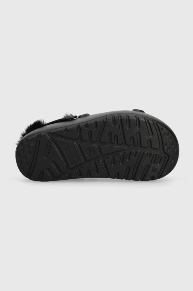 Шльопанці Tommy Jeans TJW FREEDOM MULE WARM LINING жіночі колір чорний EN0EN02411 фото 5
