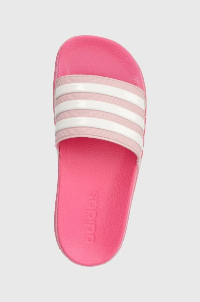 Дитячі шльопанці adidas ADILETTE колір рожевий фото 4