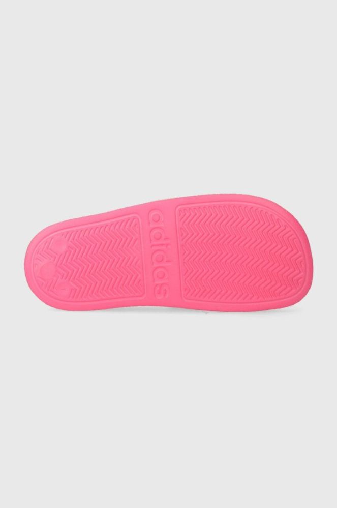 Дитячі шльопанці adidas ADILETTE колір рожевий фото 5