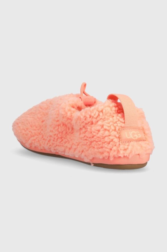 Дитячі тапочки UGG K PLUSHY SLIPPER колір помаранчевий фото 3