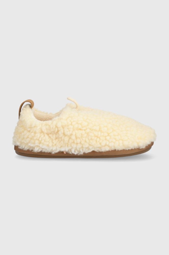 Дитячі тапочки UGG T PLUSHY SLIPPER колір бежевий