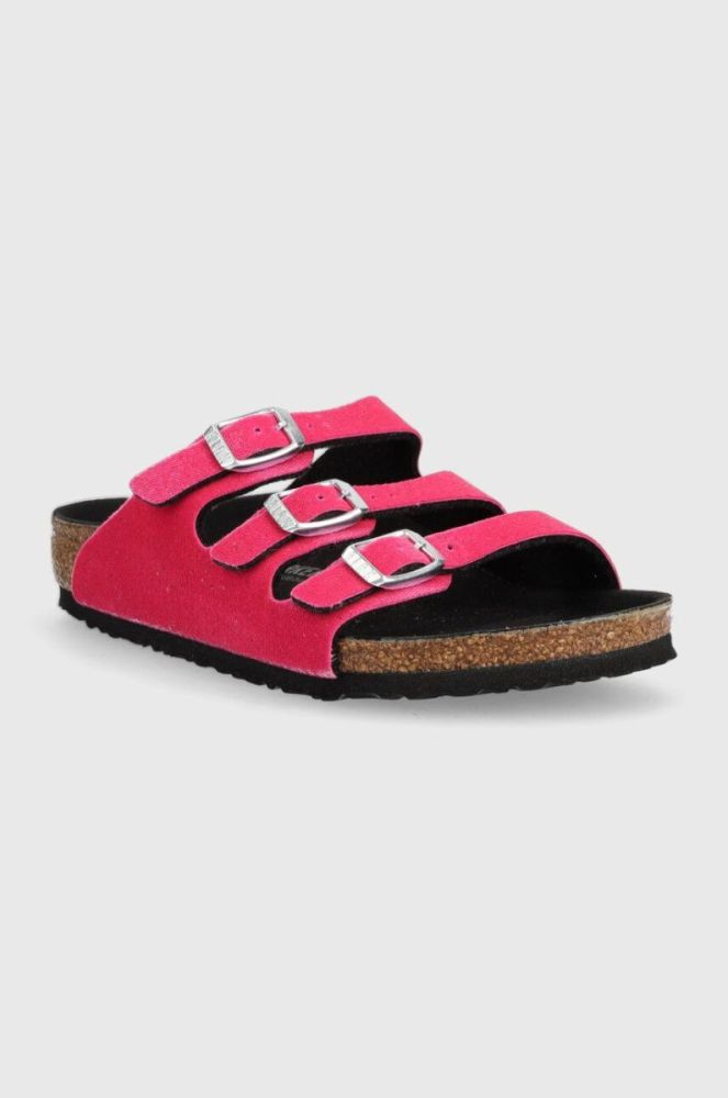 Дитячі шльопанці Birkenstock Florida колір фіолетовий (3392050) фото 2