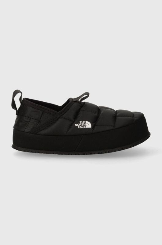 Дитячі капці The North Face Y THERMOBALL TRACTION MULE II колір чорний