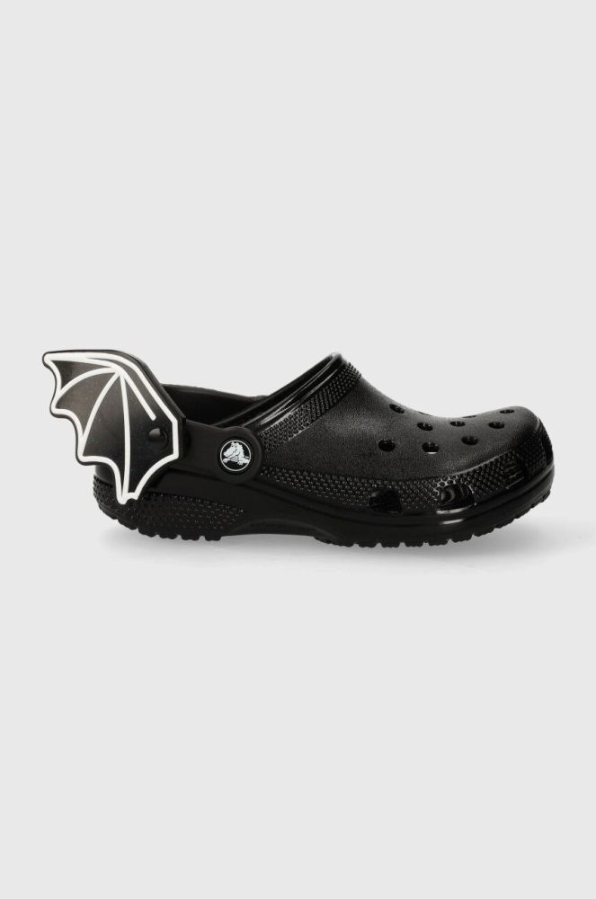 Дитячі шльопанці Crocs 209231 CROCS CLASSIC I AM BAT CLOG KIDS колір чорний