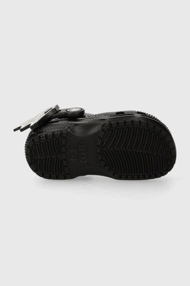 Дитячі шльопанці Crocs 209232 CROCS CLASSIC I AM BAT CLOG T колір чорний фото 5