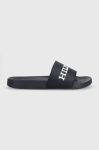 Шльопанці Tommy Hilfiger D PRINT HILFIGER POOL чоловічі колір синій FM0FM04612 Шльопанці Tommy Hilfiger D PRINT HILFIGER POOL чоловічі колір синій FM0FM04612