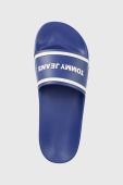 Шльопанці Tommy Jeans TJM POOL SLIDE чоловічі EM0EM01229 колір блакитний