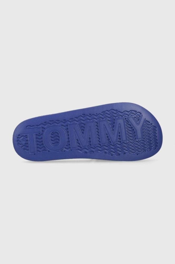 Шльопанці Tommy Jeans TJM POOL SLIDE чоловічі EM0EM01229 колір блакитний фото 5