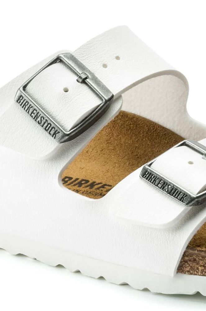 Шльопанці Birkenstock Arizona чоловічі колір білий 552681 фото 3