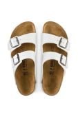 Шльопанці Birkenstock Arizona чоловічі колір білий 552681 Шльопанці Birkenstock Arizona чоловічі колір білий 552681