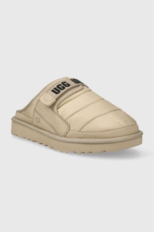 Тапочки UGG Dune Slip-On Lta колір бежевий 1133351 фото 2