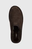 Замшеві тапочки UGG Classic Slip-On колір коричневий 1144099