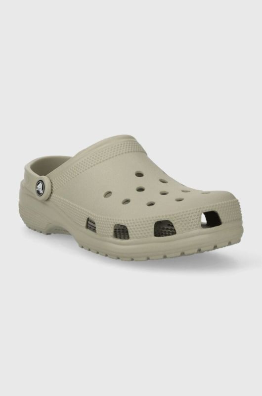 Шльопанці Crocs Classic чоловічі колір сірий 10001 фото 2