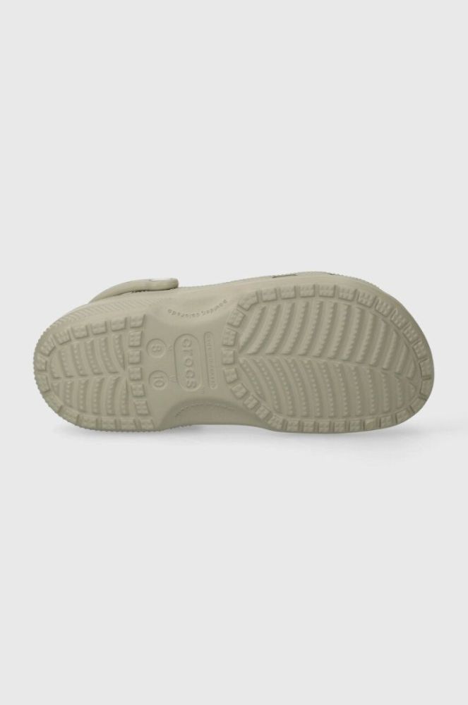 Шльопанці Crocs Classic чоловічі колір сірий 10001 фото 5