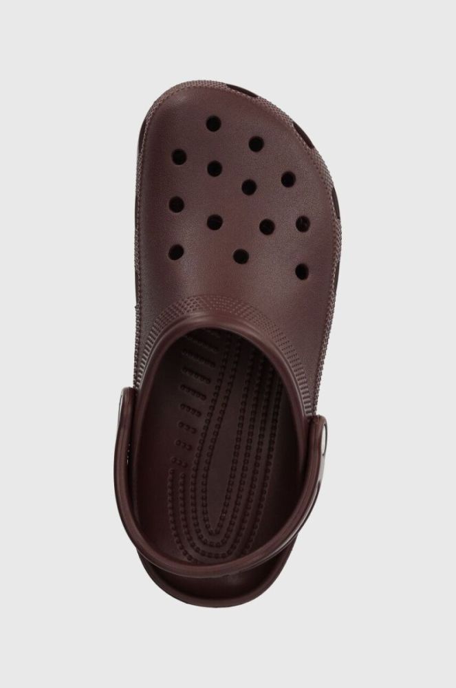 Шльопанці Crocs Classic чоловічі колір бордовий 10001 фото 4