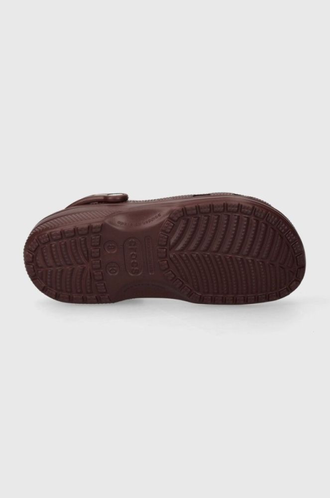 Шльопанці Crocs Classic чоловічі колір бордовий 10001 фото 5