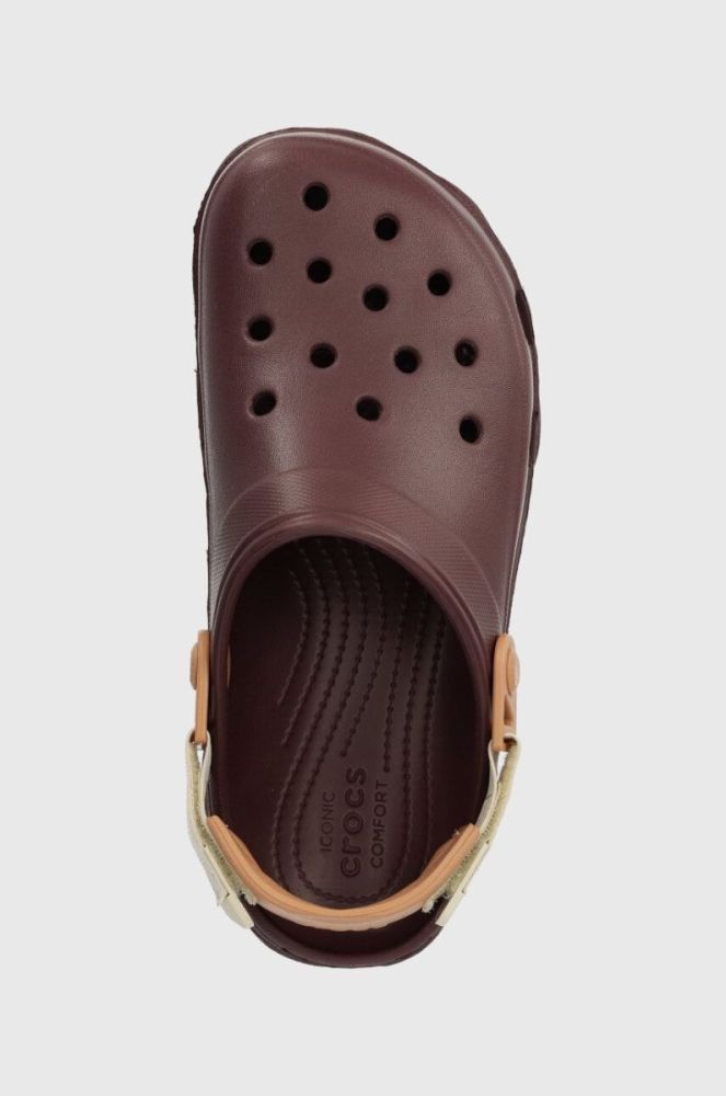 Шльопанці Crocs Classic All Terain Clog чоловічі колір бордовий 206340 фото 4