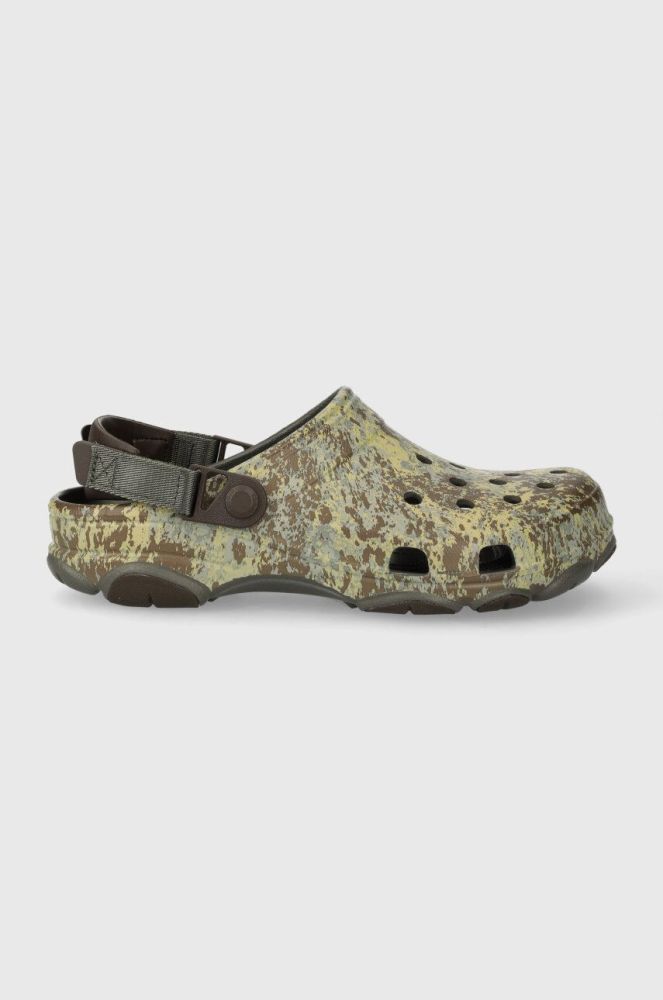 Шльопанці Crocs ALL TERAIN MOSS CLOG 209206 DUSOL/MULTI чоловічі колір зелений 209206