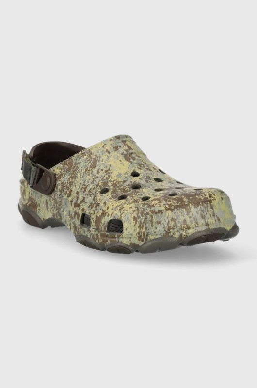 Шльопанці Crocs ALL TERAIN MOSS CLOG 209206 DUSOL/MULTI чоловічі колір зелений 209206 фото 2