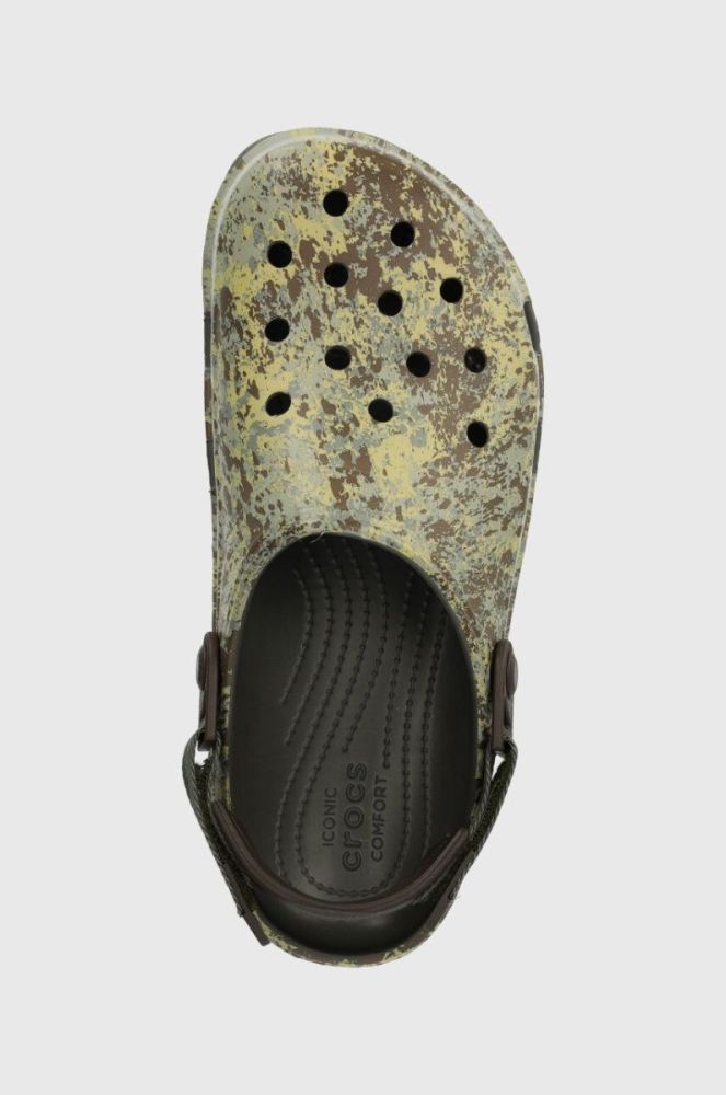 Шльопанці Crocs ALL TERAIN MOSS CLOG 209206 DUSOL/MULTI чоловічі колір зелений 209206 фото 4