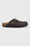 Шльопанці Birkenstock Boston чоловічі колір чорний Шльопанці Birkenstock Boston чоловічі колір чорний