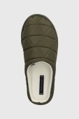 Тапочки Tommy Hilfiger NYLON HILFIGER HOMESLIPPER колір зелений FM0FM04771