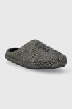 Тапочки Tommy Hilfiger TH HERRINGBONE HOMESLIPPER колір чорний FM0FM04927