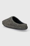 Тапочки Tommy Hilfiger TH HERRINGBONE HOMESLIPPER колір чорний FM0FM04927