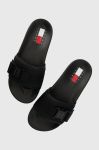 Шльопанці Tommy Jeans TJM BUCKE POOL SLIDE чоловічі колір чорний EM0EM01338 Шльопанці Tommy Jeans TJM BUCKE POOL SLIDE чоловічі колір чорний EM0EM01338