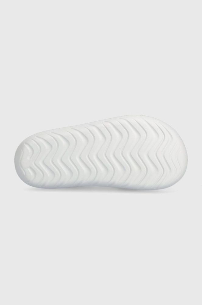 Шльопанці adidas колір білий фото 5