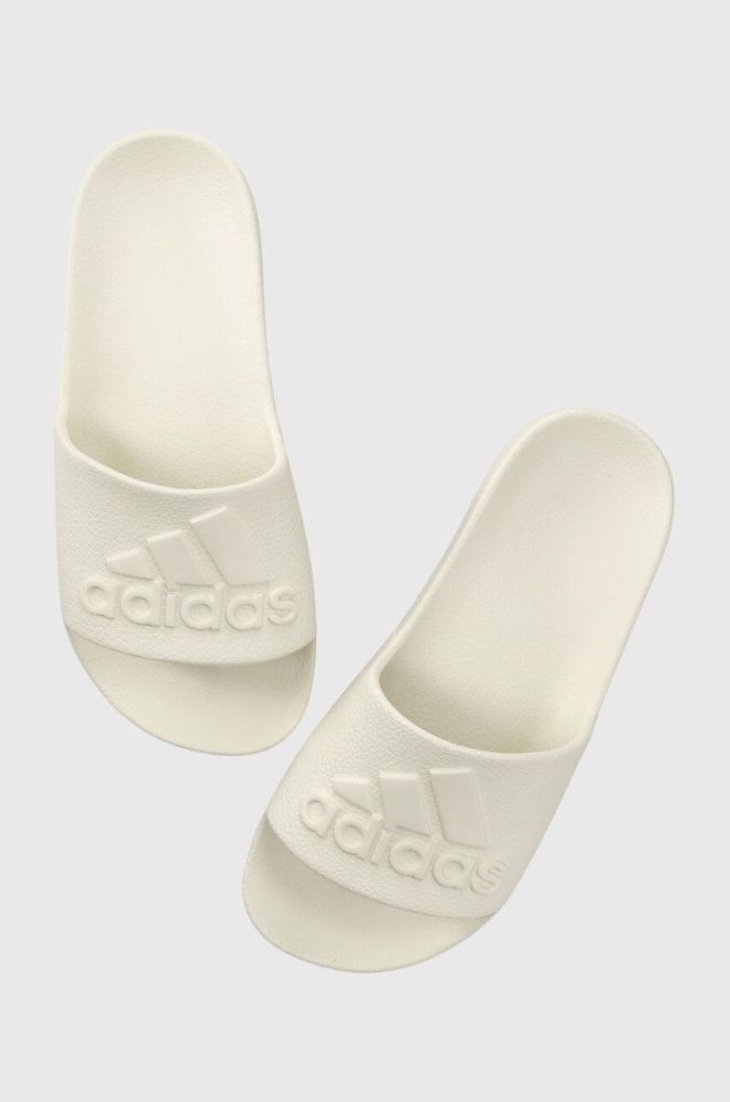 Шльопанці adidas колір бежевий (3553932)