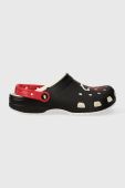 Шльопанці Crocs NBA Miami Classic Clog колір чорний 208861
