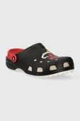 Шльопанці Crocs NBA Miami Classic Clog колір чорний 208861