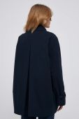 Пальто Tommy Hilfiger жіночий колір синій перехідний двобортний