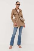 Пальто Marciano Guess жіночий колір коричневий перехідний