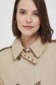 Тренч Lauren Ralph Lauren жіночий колір бежевий перехідний