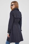 Тренч Lauren Ralph Lauren жіночий колір синій перехідний