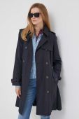 Тренч Lauren Ralph Lauren жіночий колір синій перехідний