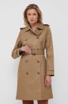 Тренч Lauren Ralph Lauren жіночий колір бежевий перехідний двобортний Тренч Lauren Ralph Lauren жіночий колір бежевий перехідний двобортний