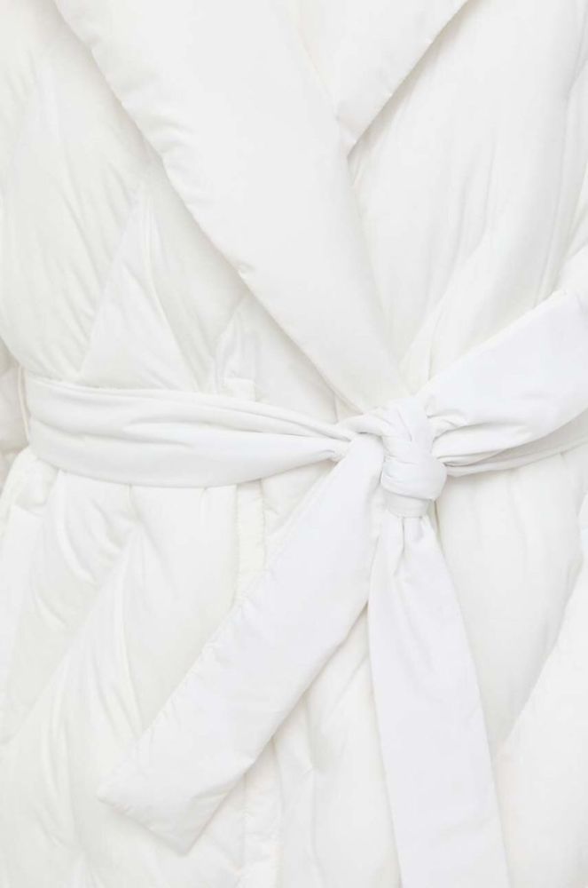 Куртка Pinko жіноча колір бежевий зимова oversize (3528148) фото 5