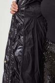 Пальто Pinko жіночий колір чорний зимовий