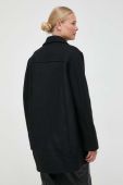 Вовняне пальто Pinko колір чорний перехідний (3571230)