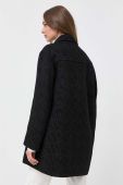 Вовняне пальто Pinko колір чорний перехідний двобортний (3437705)