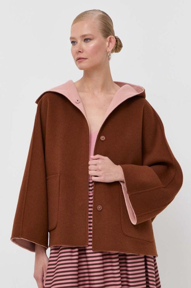Weekend Max Mara колір рожевий перехідна oversize фото 2