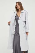Тренч Patrizia Pepe жіночий колір сірий перехідний